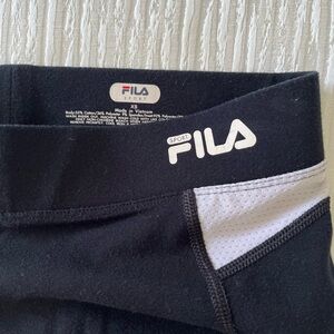 Fila Black and White Athletic pants